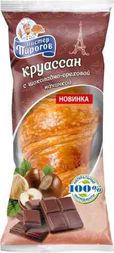 Круассан Мастер Пирогов с шоколадно-ореховой начинкой 80г арт. 1032010