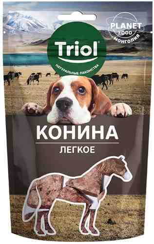 Лакомство для собак Triol Planet Food Легкое конское 30г арт. 1175822