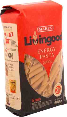 Макароны Makfa Livingood Energy Pasta Penne высокобелковые 400г арт. 966559