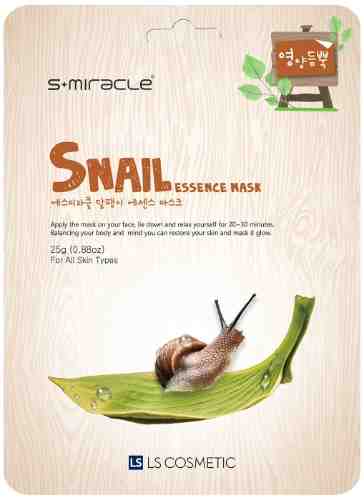 Маска для лица Snail Essence Mask с муцином улитки арт. 1086205