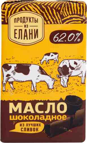 Масло шоколадное Продукты из Елани 62% 180г арт. 422678