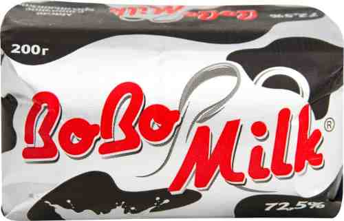 Масло сливочное BoBo Milk Крестьянское 72.5% 200г арт. 1062594