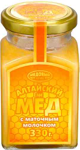 Мед Медовый край Алтайский с маточным молочком 330г арт. 1013447