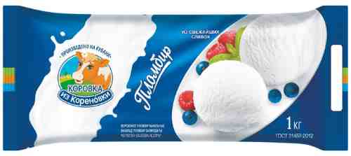 Мороженое Коровка из Кореновки Пломбир 15% 1кг арт. 316328