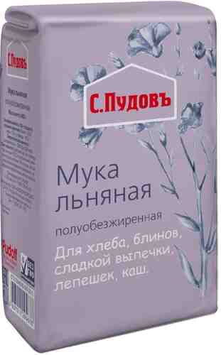 Мука С.Пудовъ Льняная 400г арт. 308130