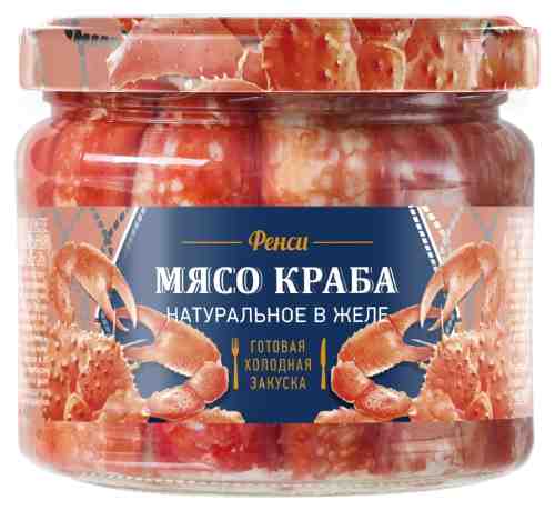Мясо краба Путина натуральное в желе 300г арт. 1178149