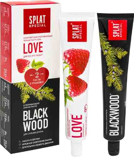 Набор зубных паст Splat Love и Blackwood 2шт*75мл арт. 956133