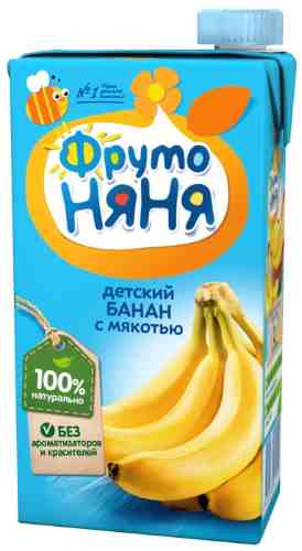 Нектар ФрутоНяня Банан с мякотью с 3 лет 500мл арт. 305753