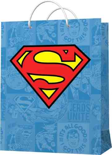 Пакет подарочный ND Play Superman 180*223*100мм арт. 1192283