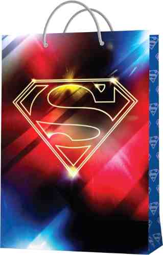 Пакет подарочный ND Play Superman 220*310*100мм арт. 1192282