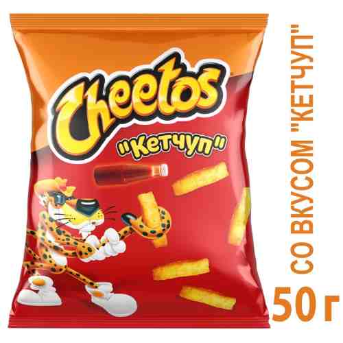Палочки кукурузные Cheetos Кетчуп 50г арт. 1129664