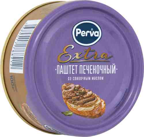 Паштет Perva Extra печеночный со сливочным маслом 100г арт. 680095
