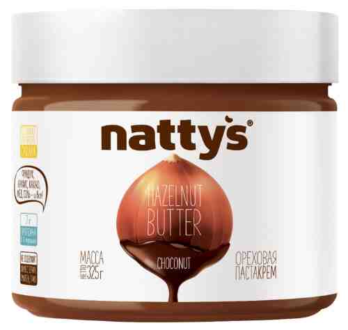 Паста Nattys ореховая Choconut с какао и медом 325г арт. 875812