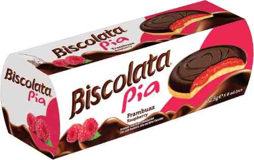 Печенье Biscolata Pia с малиной 100г арт. 1119951