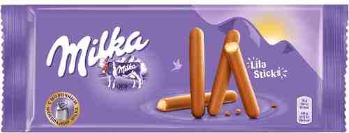 Печенье-палочки Milka Lila Sticks в шоколаде 112г арт. 970790