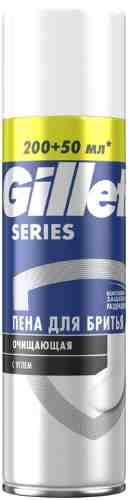 Пена для бритья Gillette Series Очищающая с углем 250мл арт. 1183576