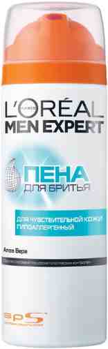 Пена для бритья Loreal Paris Men Expert для чувствительной кожи 200мл арт. 381399