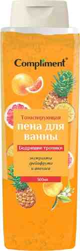 Пена для ванны Compliment Бодрящие тропики тонизирующая 500мл арт. 1046580