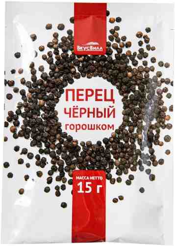 Перец ВкусВилл черный горошек 15г арт. 999013