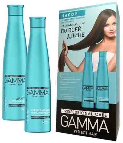 Подарочный набор Gamma Perfect Hair Шампунь 350мл и Крем-бальзам 350мл арт. 1136016
