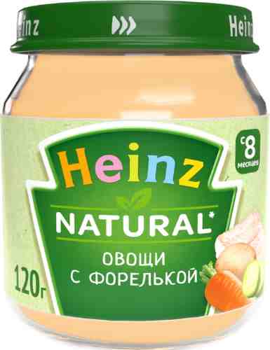 Пюре Heinz Овощи с форелькой 120г арт. 342134