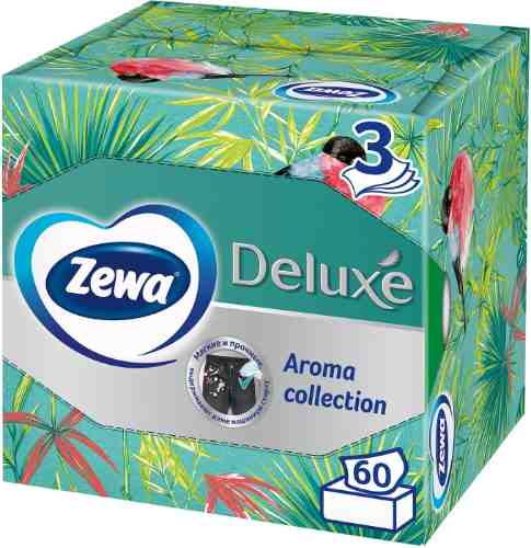 Салфетки бумажные Zewa Deluxe Aroma Collection 3 слоя 60шт арт. 691092