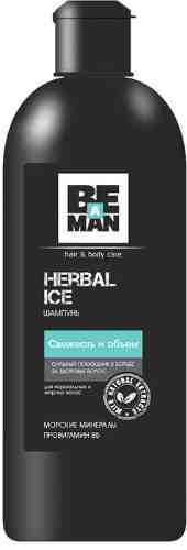 Шампунь для волос Be a man Herbal ice Свежесть и объем 360мл арт. 1116188