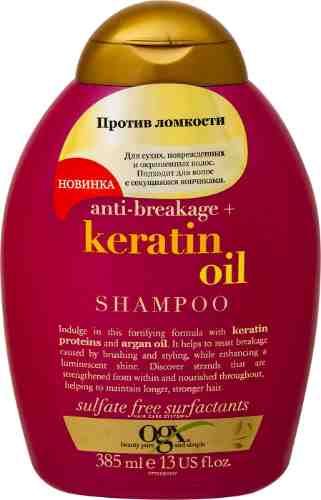 Шампунь для волос OGX Кератиновое масло против ломкости 385мл арт. 511347