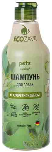 Шампунь Ecozavr для собак с хлоргексидином 500мл арт. 1218023