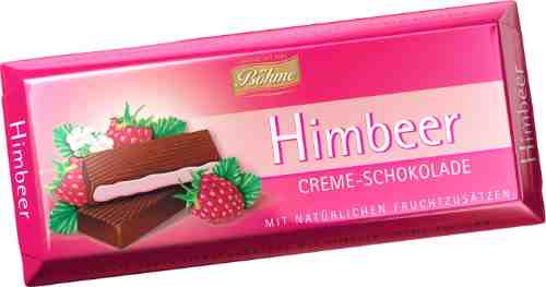 Шоколад Bohme Темный с малиновой начинкой 62% 100г арт. 522903