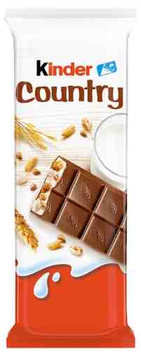 Шоколад Kinder Chocolate Country со злаками 23.5г арт. 304207