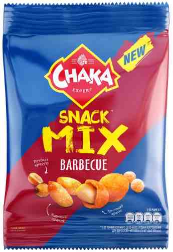 Смесь Chaka snack mix Арахис кукуруза барбекю 50г арт. 1083340
