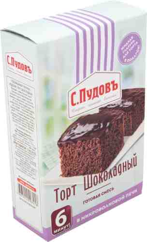 Смесь для выпечки С.Пудовъ Торт Шоколадный в микроволновке 290г арт. 438219