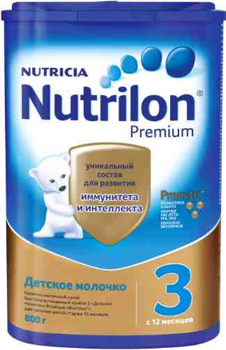 Смесь Nutrilon 3 Premium Junior С 12 месяцев 800г арт. 312594