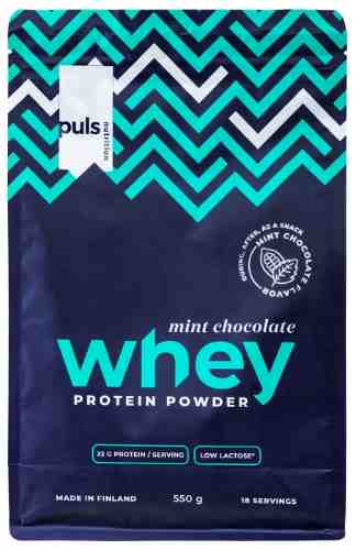 Смесь сывороточная протеиновая Puls Nutrition Whey Мятный шоколад 550г арт. 963292