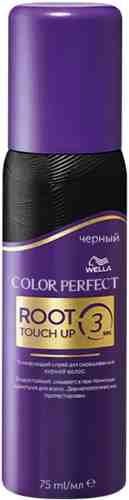 Спрей для волос Wella Color Perfect Тонирующий для корней черный 75мл арт. 1172392