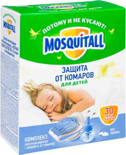 Средство от комаров Mosquitall Нежная Защита Электрофумигатор + Жидкость на 30 ночей арт. 468426