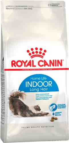 Сухой корм для кошек Royal Canin Indoor Long Hair для домашних длинношерстных кошек 400г арт. 694671