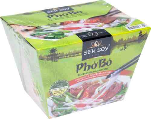 Суп Sen Soy Premium Pho Bo с рисовой лапшой 125г арт. 948803