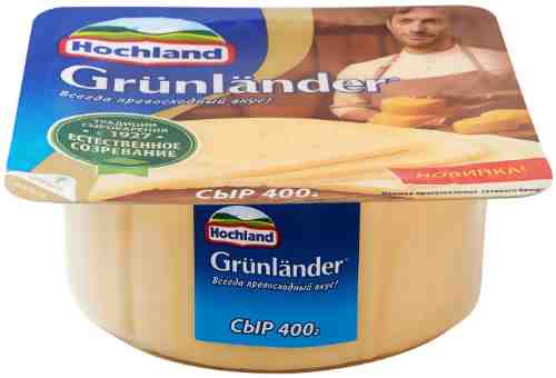 Сыр Hochland Грюнландер 50% 400г арт. 1021940