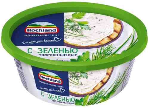 Сыр творожный Hochland с зеленью 60% 140г арт. 308016