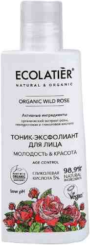 Тоник-эксфолиант для лица Ecolatier Organic Wild Rose 150мл арт. 1140603