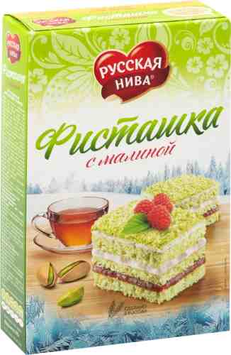 Торт Русская нива Фисташка с малиной 290г арт. 450192
