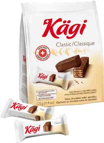 Вафли Kagi Classic mini в молочном шоколаде 125г арт. 954628