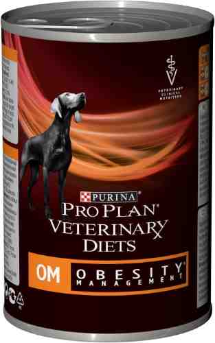 Влажный корм для собак Pro Plan Veterinary Diets OM Obesity Management при ожирении банка 400г арт. 877623