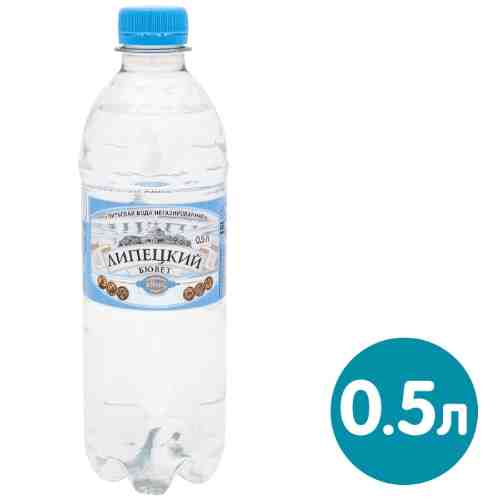 Вода Липецкий бювет питьевая негазированная 500мл арт. 351463