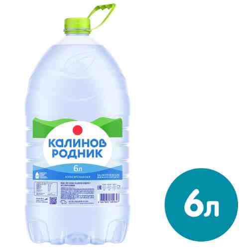 Вода питьевая Калинов Родник негазированная 6л арт. 341871