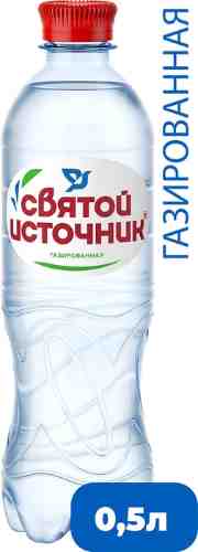Вода Святой Источник питьевая газированная 500мл арт. 305673