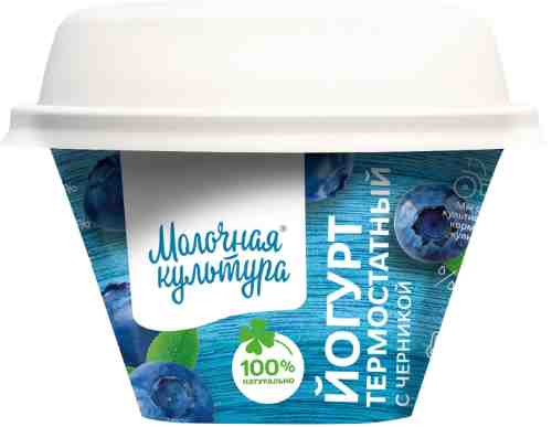 Йогурт Молочная культура с черникой 2.7-3.5% 200г арт. 692241