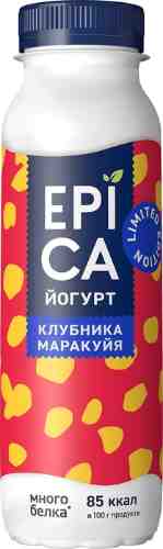 Йогурт питьевой Epica Клубника-маракуйя 2.5% 260г арт. 1079789
